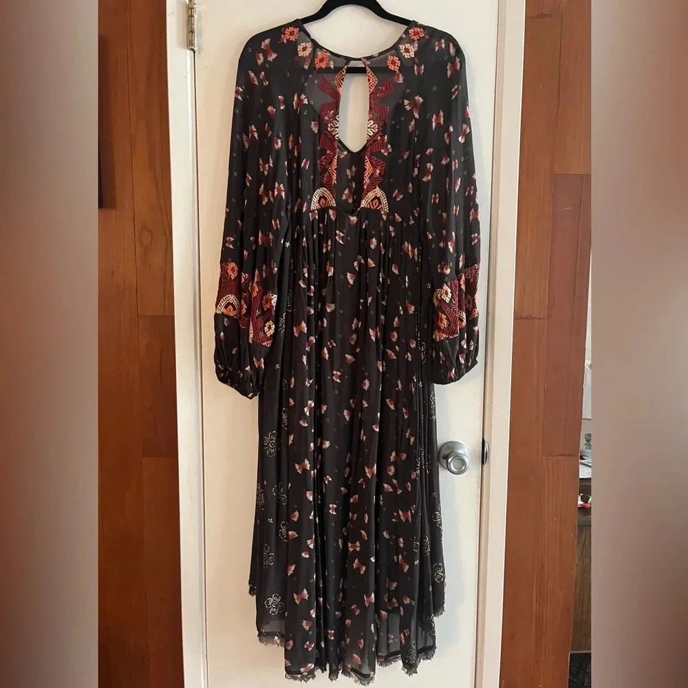 Free People Viceroy Printed Maxi - Picture 3 of 10